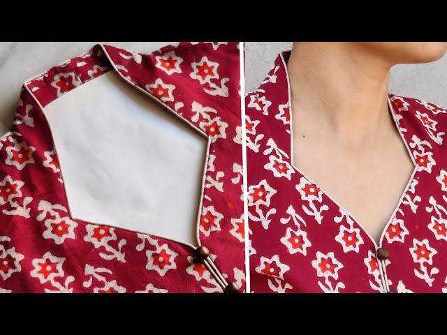 Coat Collar Neck Design / Collar wali Kurti | collar kurti cutting  https://youtu.be/gsPyOtltpN8  Instagram--https://www.instagram.com/invites/contact/?i=ayxhmzgmtup3&utm_content=3ssa181  Stitching... | By Sajid Designs | Facebook