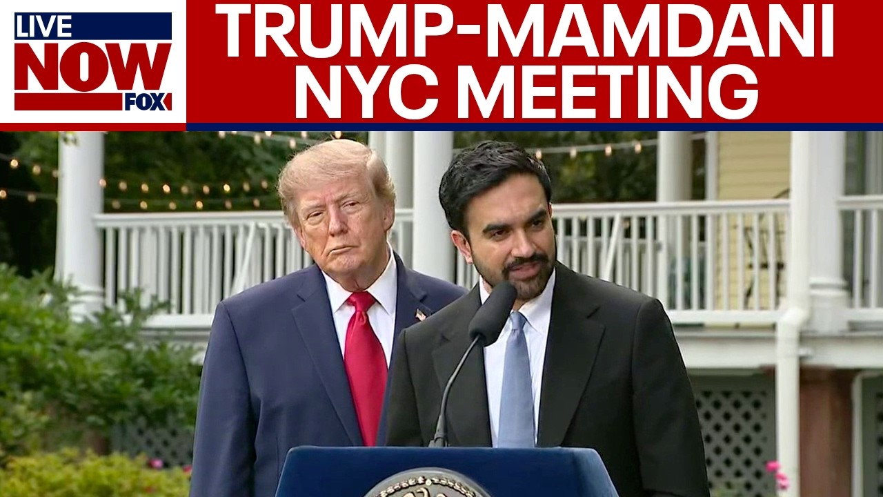 Trump talks media bans, Iran war during meeting with NYC’s Mamdani