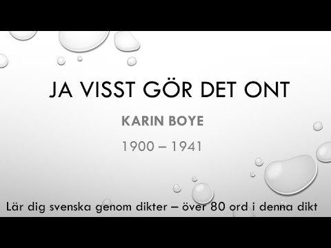 Video: Det Enklaste Sättet Att Lära Sig Poesi