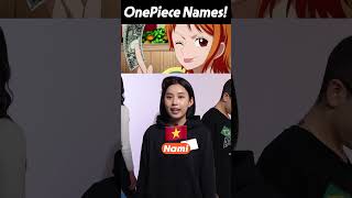 Onepiece character pronunciation differences!