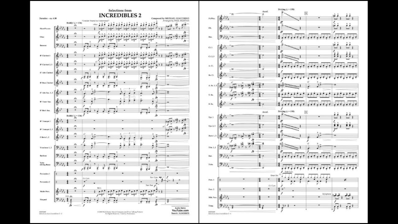 Mr.インクレディブル・2」セレクション【Selections From Incredibles