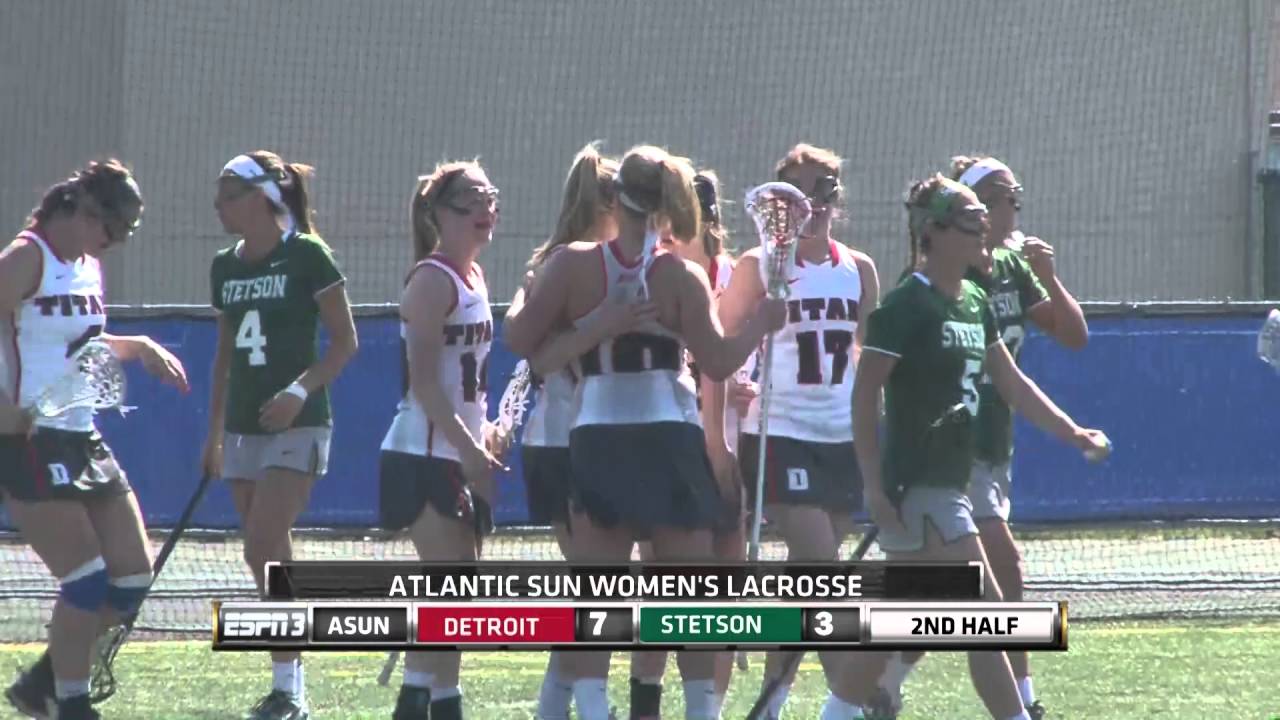 Detroit Women's Lacrosse vs. Stetson Highlights YouTube