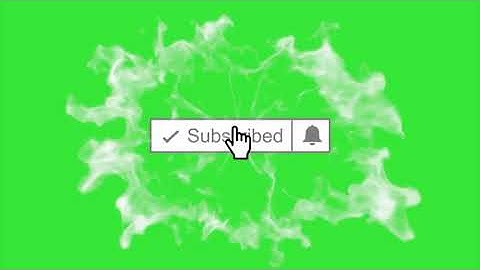 Top 40   Youtube Animated Green screen Subscribe button with bell icon sound No Copyright