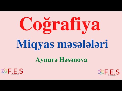 Coğrafiya.Miqyasa Aid Məsələlər.Həsənova Aynurə(FES Tədris Mərkəzi)