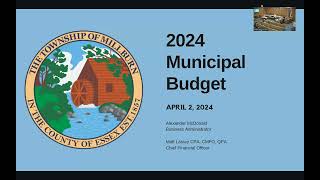 2024 Budget Information Session
