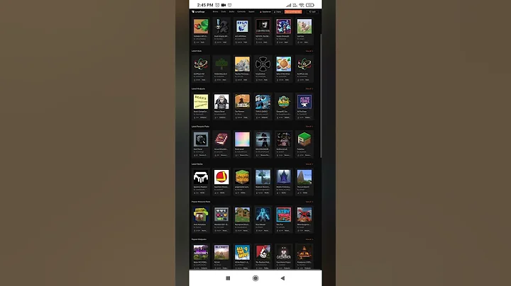 ✨This is how you can download minecraft mods from curseforge in android | Explained short #minecraft