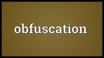 Obfuscation Meaning