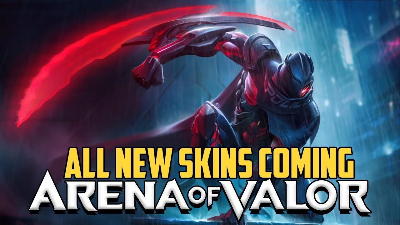 24 SKINS IN AOV 3.0 UPDATE Arena of Valor LiênQuânMobile