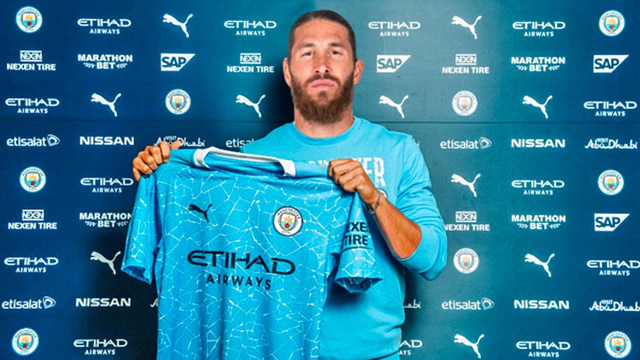 Image result for sergio ramos manchester city kit