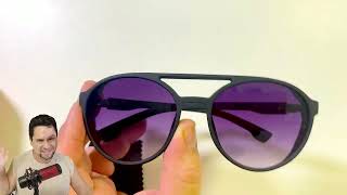 🔴Men's Round UV400 Sunglasses👉 MERCADO LIVRE