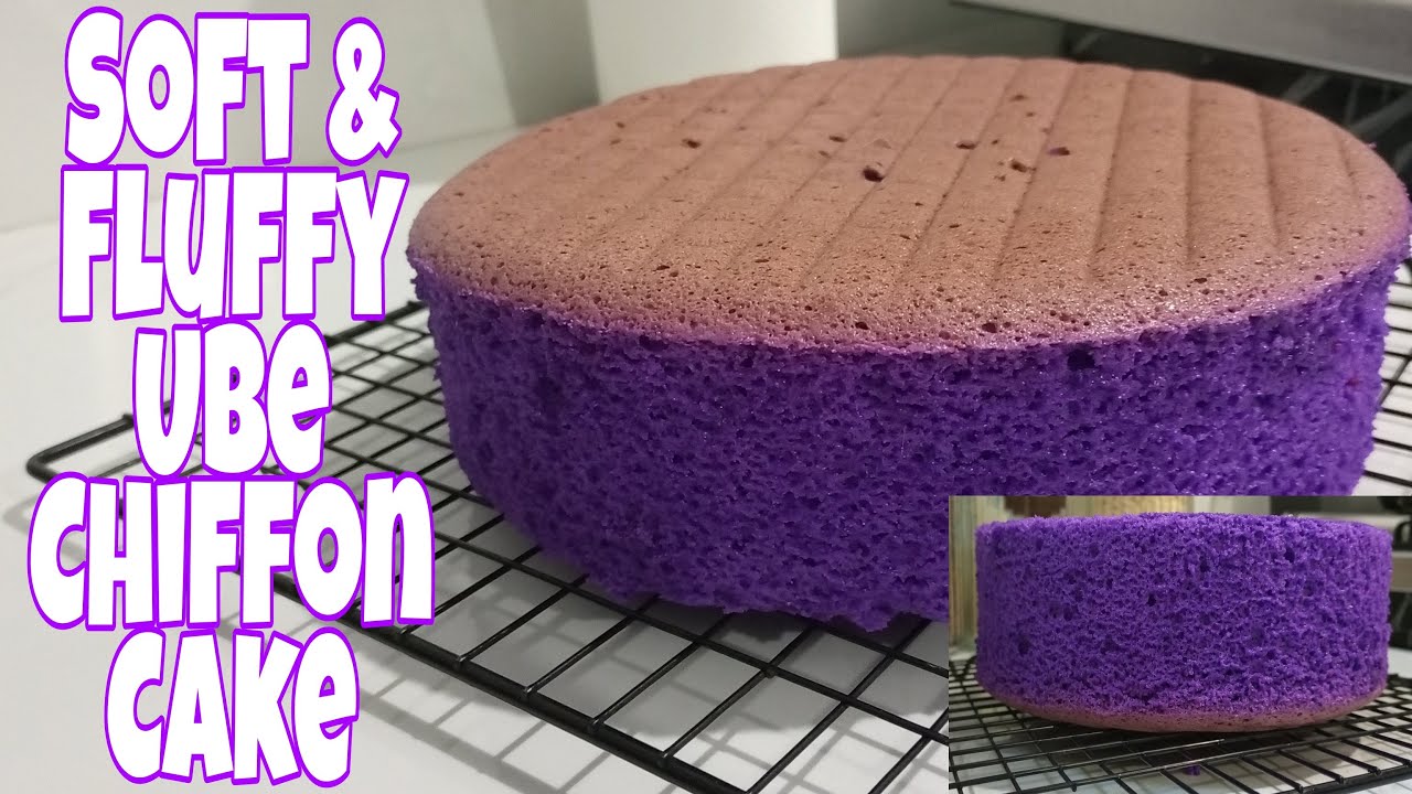 Easy to make Ube Chiffon Cake l MimilouKitchen