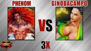 SFV - Phenom [Necalli] VS GinoDaCampo [Laura]