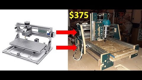 3018 CNC - The only upgrade you will ever need - Cutting aluminum is just like butter
