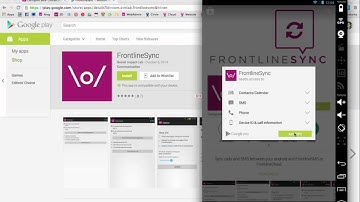 Configuration de FrontlineCloud avec FrontlineSync