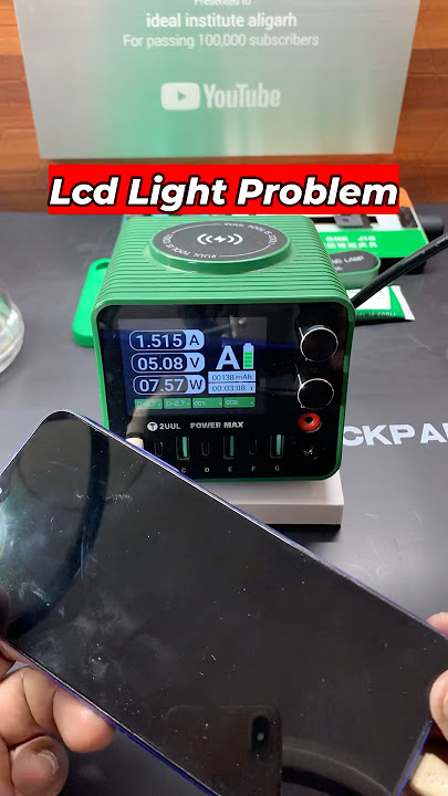 Lcd Light Problem #mobilerepair #technology