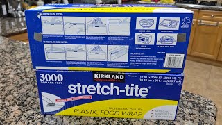 How to install the Kirkland Signature Stretch-Tite Plastic Food Wrap 