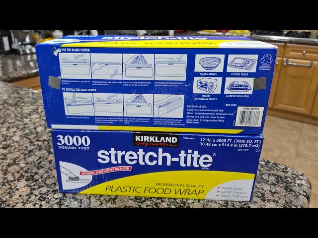 培土器 (B2) How to install the Kirkland Signature Stretch-Tite Plastic Food