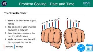 BMAT Section 1 | Date & Time | Medic Mind