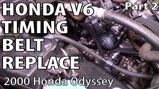 timing belt honda accord odyssey v6 replacement element