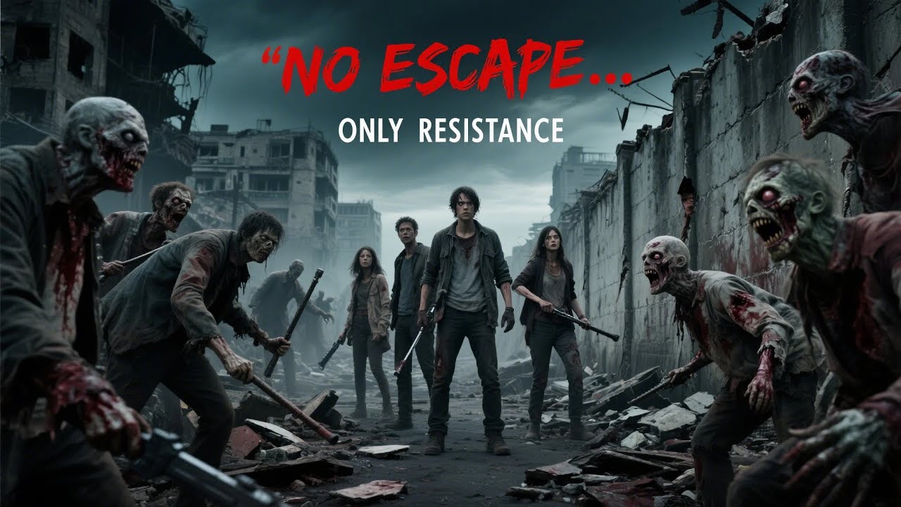 Zombie Wall Resistance – Full Horror Movie | Post-Apocalyptic Zombie Survival