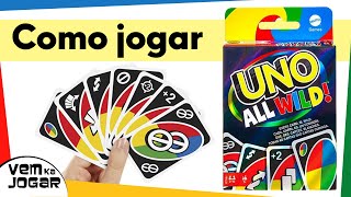 UNO Jogo de Cartas All Wild