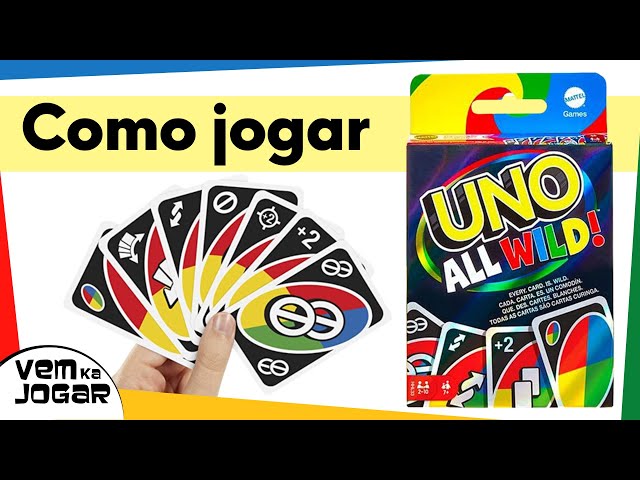 Jogo de Cartas - Uno All Wild - Uno - 112 cartas - 02 a 10