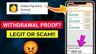 🐖GOLDEN PIG LEGIT OR NOT | GOLDEN PIG WITHDRAWAL | golden pig real or fake screenshot 5