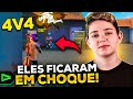 QUEBRAMOS AS REGRAS DO 4V4?! FREE FIRE