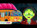 Midnight Magic Part 1 - Zombie And Yellow BUS - Spooky Scary Skeletons Songs | Teehee Town
