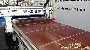 FANCH T24A Nesting furniture cutting machine with auto loading clamp & unloading rack