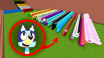 More NEW & OLD Sprunki OC Nextbots In Coloured Lines In Minecraft PE MOD