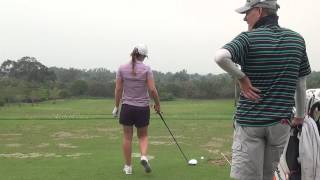 20130224 Honda Lpga 2013 Driving Range Round 4 Beatriz Recari On Driver