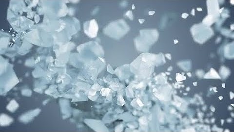 Ice Cube Explosion In Slow Motion Stock Motion Graphics