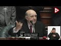 Discurso de despedida de Julio María Sanguinetti del Senado de la República