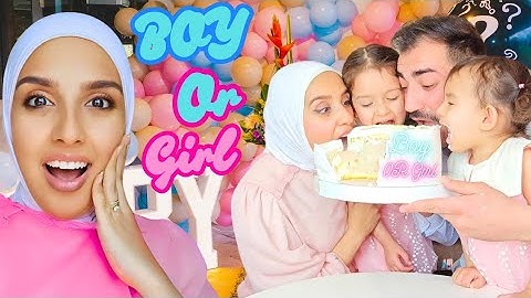 أخيراً 😍 حفلة كشف جنس الجنين 👶🩵🩷 | Gender Reveal Party 🩷🩵