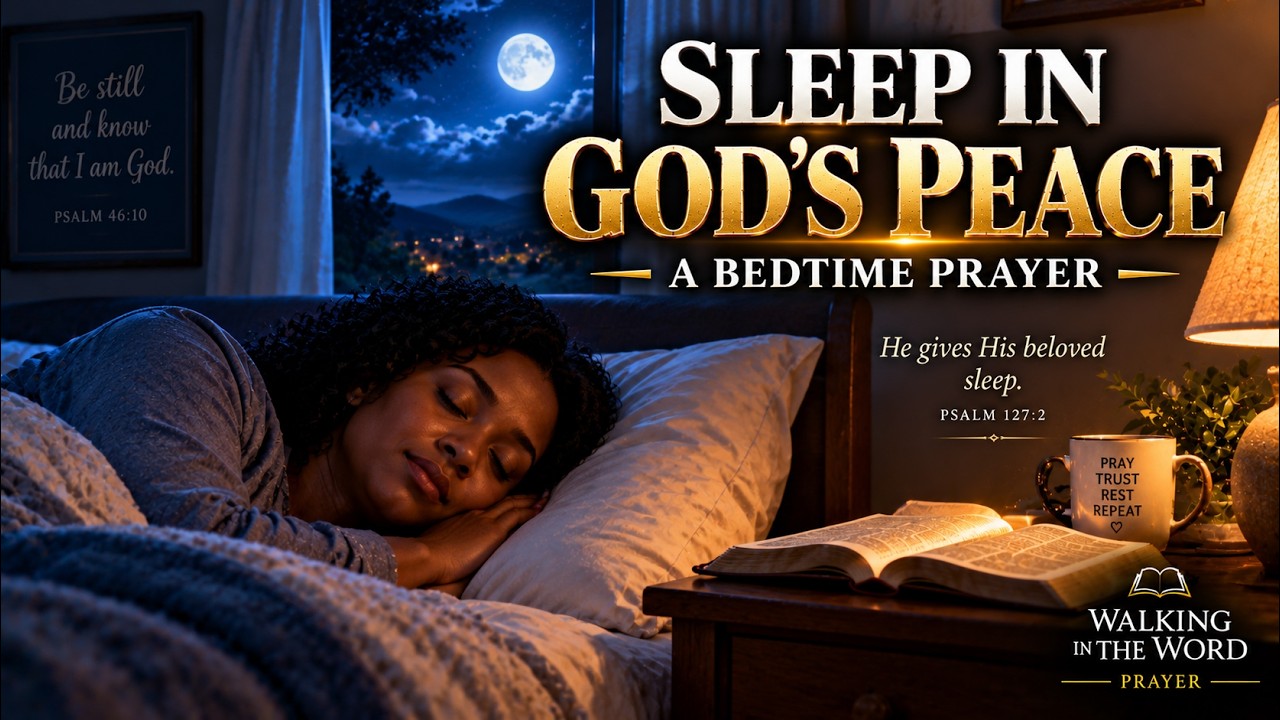 Prayer for Anxiety Before Bed | Peaceful Night Prayer - YouTube