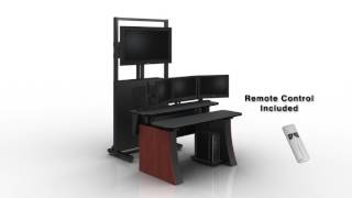M-View Adjustable Monitor Walls | Winsted Corporation screenshot 1