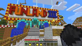 chipmunks first time at theme park on minecraft