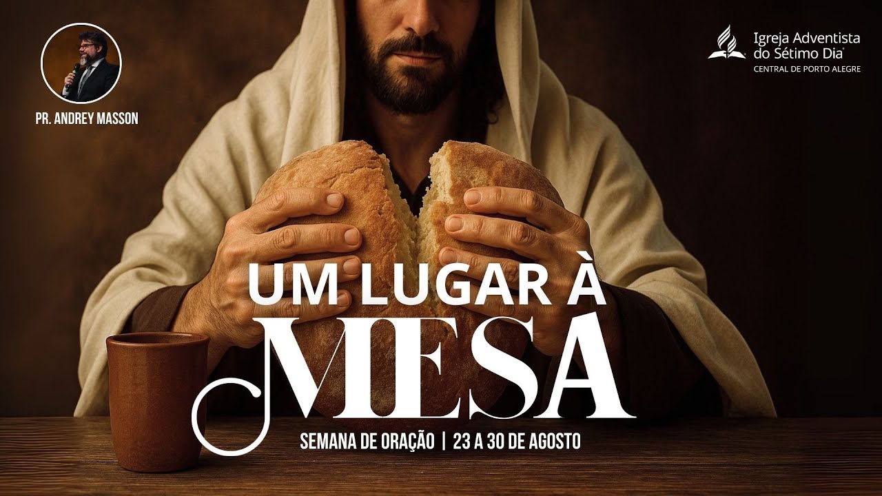 Um Lugar à Mesa | E8 - Tem Lugar na Casa | Pr. Andrey Masson - AO VIVO - 30/08/2025