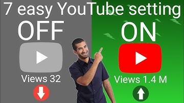 7 Easy YouTube Settings You Must Turn On Now (Boost Views Fast!) | Technical Noor
