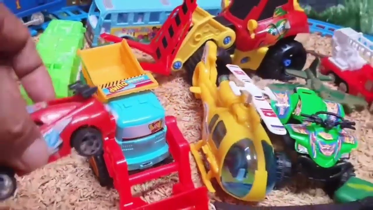 Koleksi Mainan Kendaraan Lengkap 🚗🚂✈️ | Truk, Mobil, Kereta & Pesawat Mainan Anak