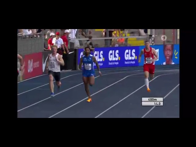 Volker Kinast bei der DM 2024 über 400 m