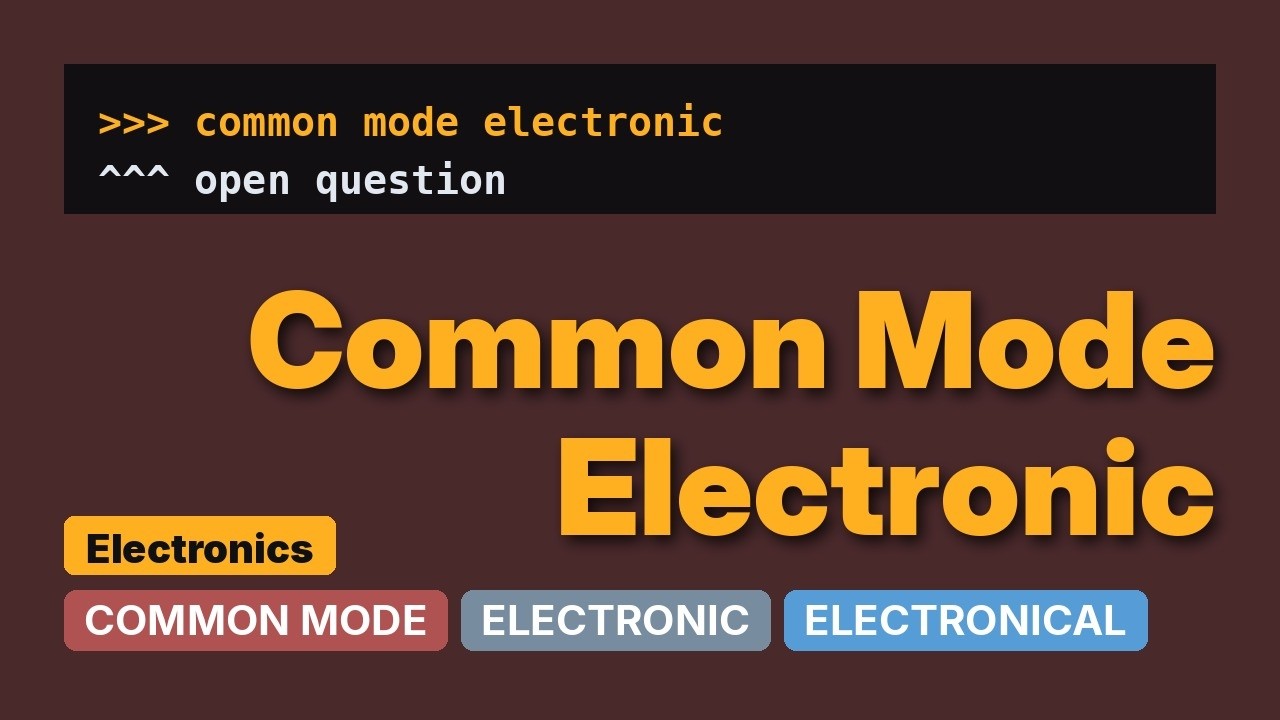 Ground Offset Electronics: Ground offset or common mode noise voltage - YouTube
