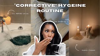 MY 'CORRECTIVE' SHOWER ROUTINE 2023 | soft + glowy skin, body acne, KP, shaving, dry brushing, etc.