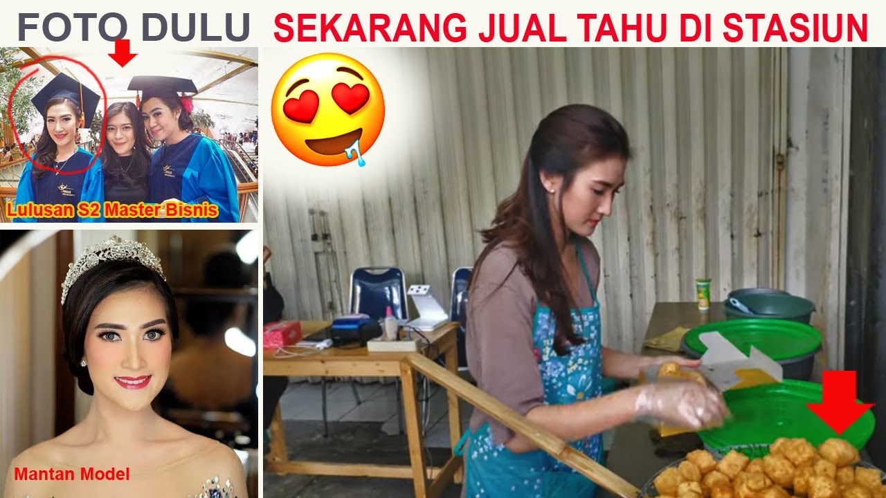 Viral penjual tahu cantik Cara sukses Para pedagang ini 