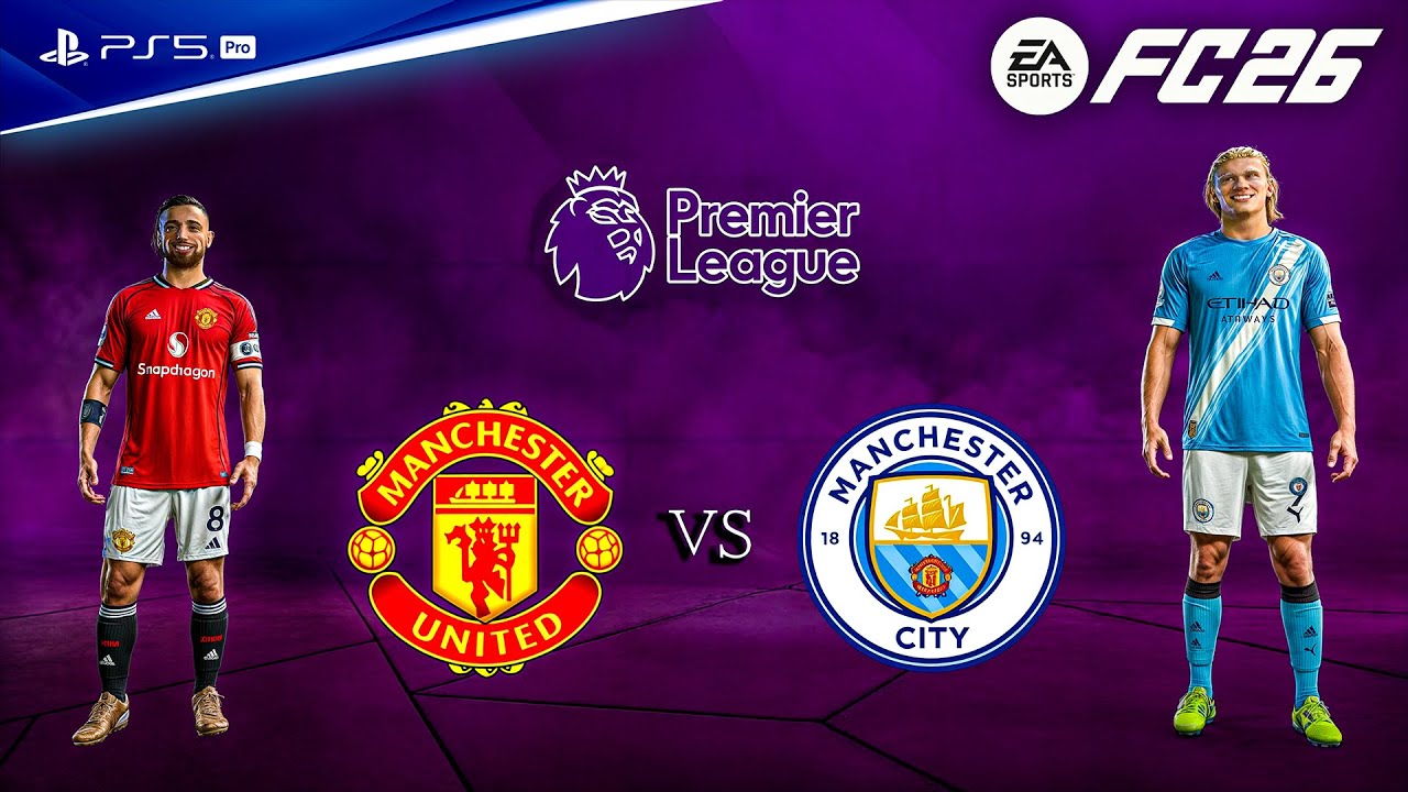 FC 26 - Man United vs. Man City - Premier League 25/26 Full Match | PS5™ Pro [4K60]