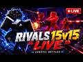 🔴LIVE ROBLOX RIVALS 15v15-20v20 BATTLES IN PRIVATE SERVER🔥| Road to 15K Subscribers🔴