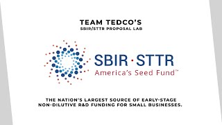 TEDCO's SBIR/STTR Proposal Lab (2021 Update)