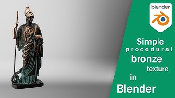 Blender - Simple procedural bronze texture