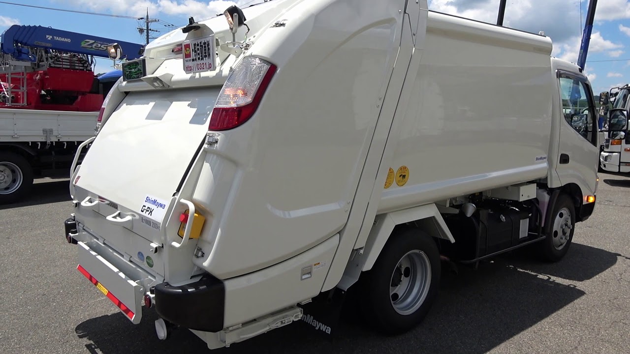 プレス式パッカー車 塵芥車 日野 デュトロ 新明和工業製 4 6m3 2トン積載 平成30年式 登録済未使用車 外装とアップ Youtube プレス式パッカー車 塵芥車 日野 デュトロ 新明和工業製 4 6m3 2トン積載 平成30年式 登録済未使用車 外装とアップ Youtube